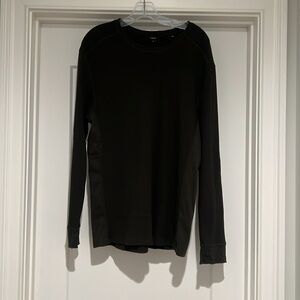 Men’s Vince Thermal Long Sleeve Crew Neck Pullover